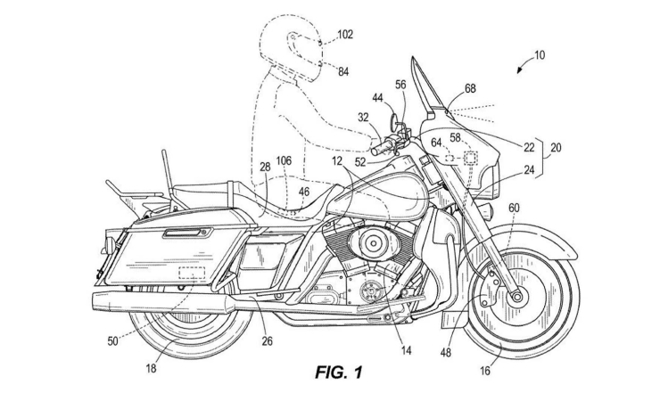 HD système de freinage d'urgence automatique 1 Harley Davidson 01