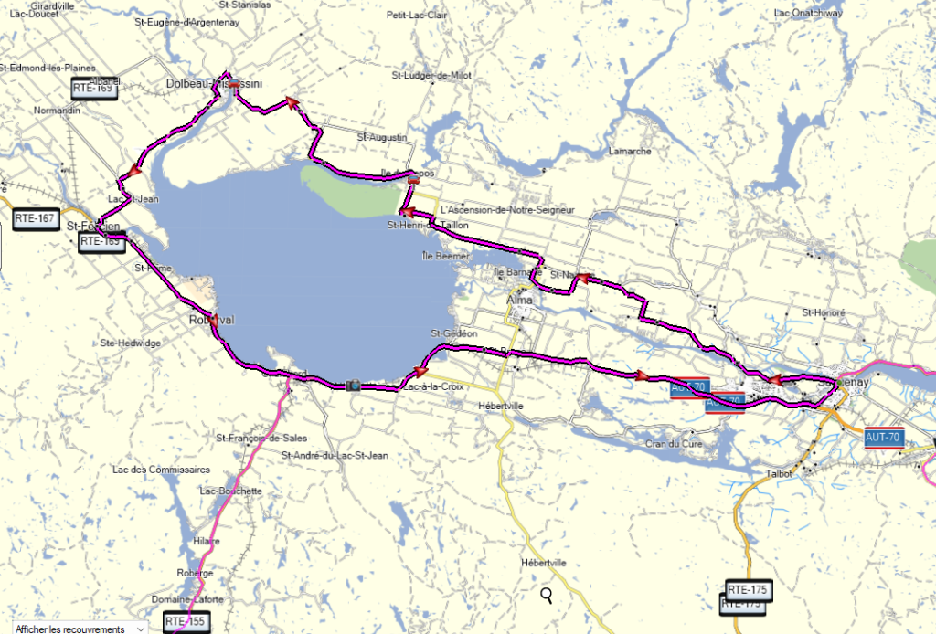 Tour du Lac St Jean